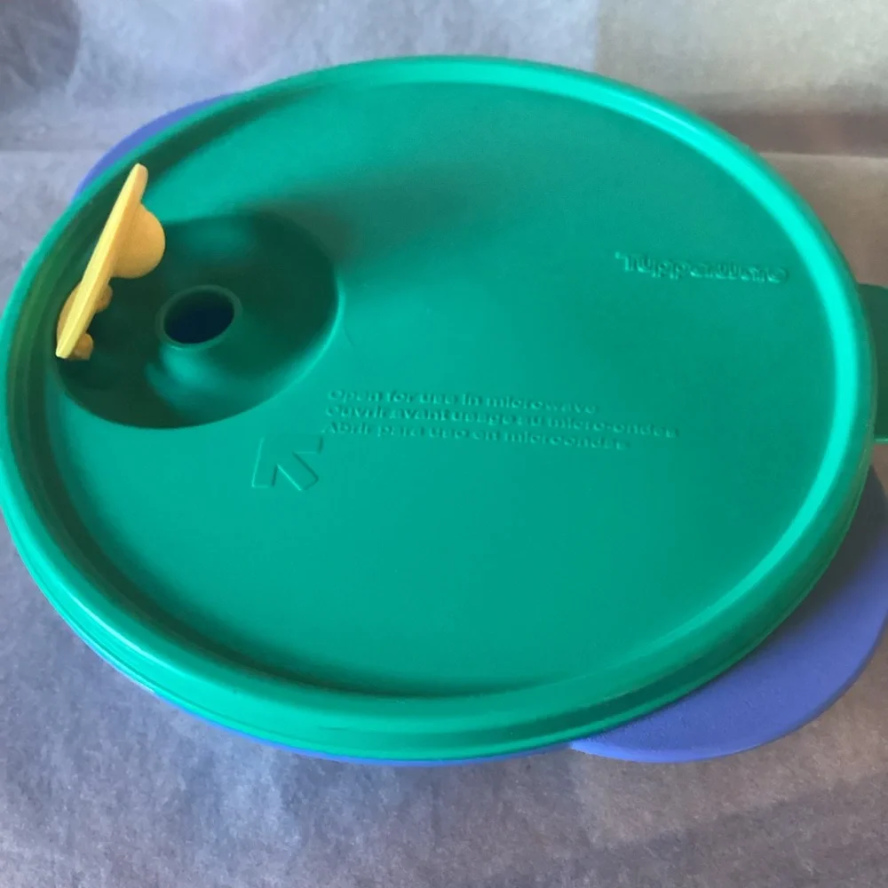Tupperware Crystal Wave Plus 3 compartment dish with vented lid